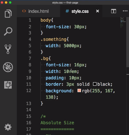 Visual studio code html extension